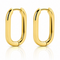 Square Hoops – Gold & Silver