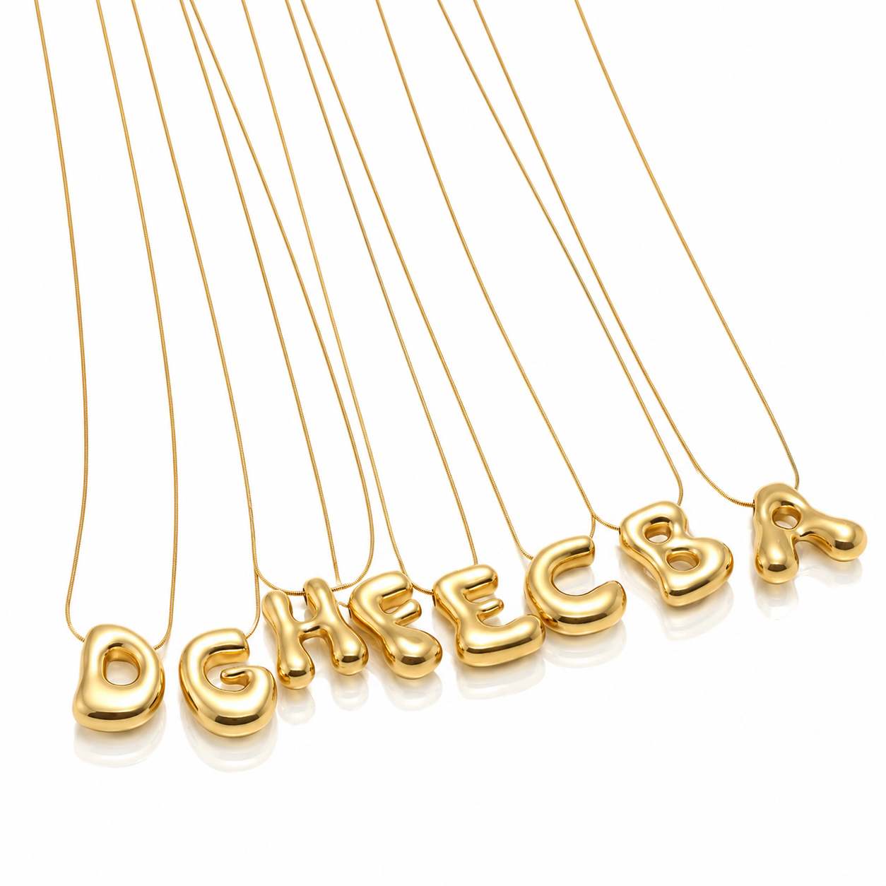 Bubble Letter Necklace