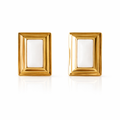 Selin Earrings – White & Black L'ENFANT BLANC