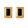 Selin Earrings – White & Black L'ENFANT BLANC